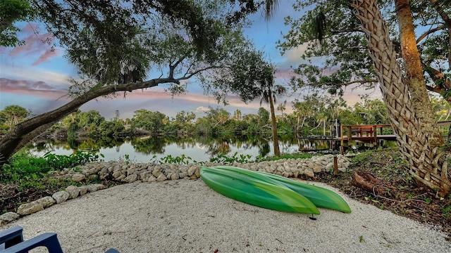 6206 Stillwater Ct, University Park, FL 34201 - view of community with a water view