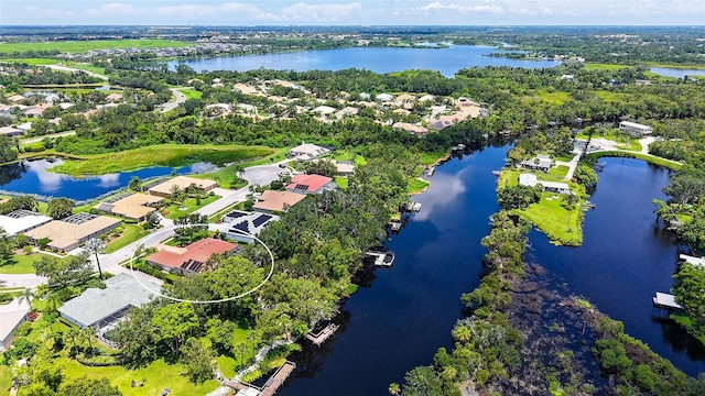 6206 Stillwater Ct, University Park, FL 34201 - aerial perspective of suburban area with a large body of water