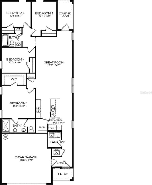 12059 Lansing Gln, Parrish, FL 34219 - view of home floor plan