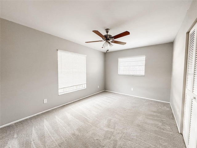 4913 32nd St E, Bradenton, FL 34203 - carpeted empty room featuring baseboards and ceiling fan