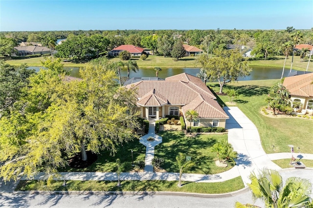 8315 Eagle Xing, Sarasota, FL 34241 - view from above of property featuring a nearby body of water