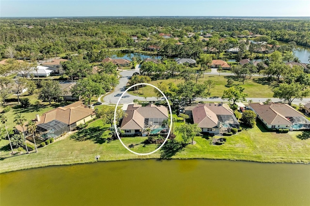 8315 Eagle Xing, Sarasota, FL 34241 - aerial perspective of suburban area with a nearby body of water