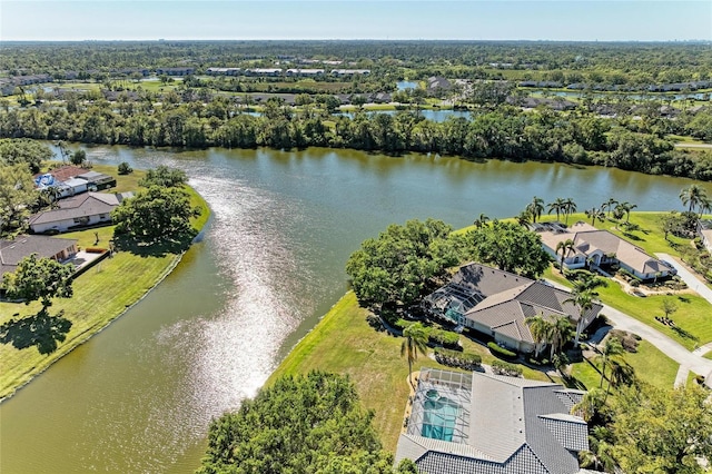 8315 Eagle Xing, Sarasota, FL 34241 - aerial perspective of suburban area with a large body of water