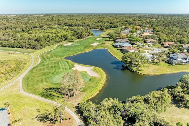 8315 Eagle Xing, Sarasota, FL 34241 - aerial perspective of suburban area with a large body of water and a local golf course
