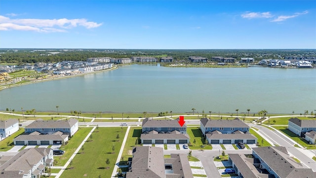 7352 Cabin Ln, Sarasota, FL 34240 - aerial view of residential area featuring a nearby body of water