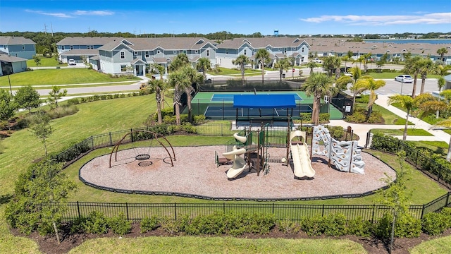 7352 Cabin Ln, Sarasota, FL 34240 - community playground with a residential view