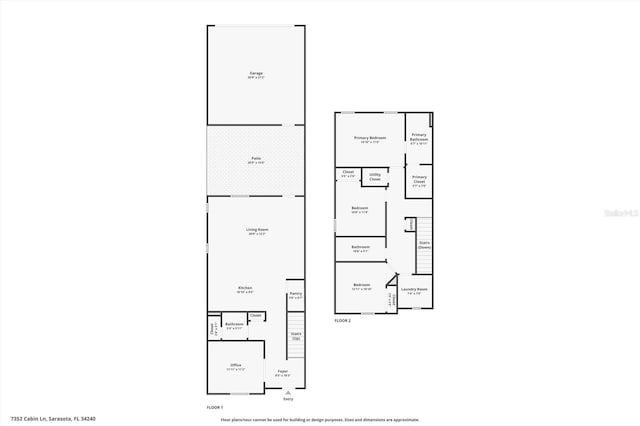 7352 Cabin Ln, Sarasota, FL 34240 - view of room layout