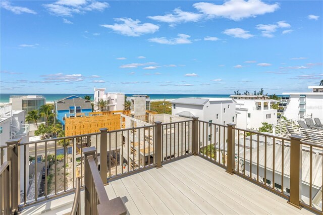 646 Calle Del Otono, Sarasota, FL 34242 - wooden terrace featuring a water view