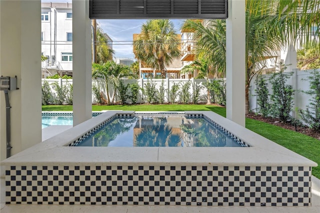 646 Calle Del Otono, Sarasota, FL 34242 - view of swimming pool with a fenced backyard