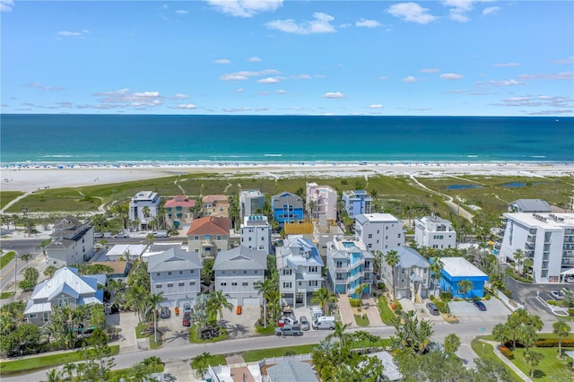 646 Calle Del Otono, Sarasota, FL 34242 - bird's eye view of waterfront with a beach