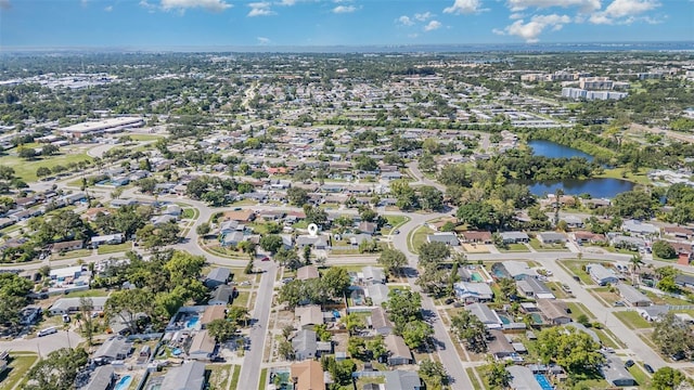 3805 Sandpointe Dr, Bradenton, FL 34205 - aerial overview of property's location with a large body of water