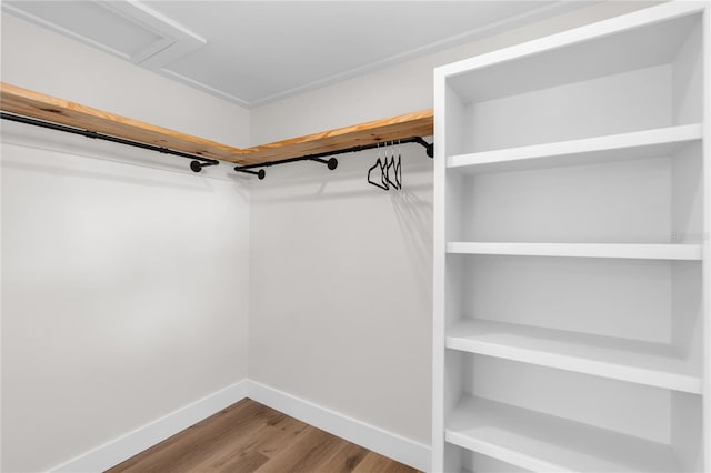 4041 Linwood St, Sarasota, FL 34232 - spacious closet with wood finished floors