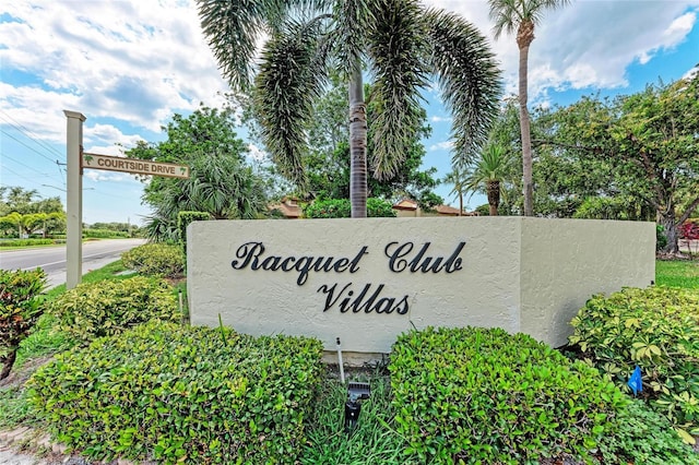 6111 Courtside Dr Unit 61, Bradenton, FL 34210 - view of community / neighborhood sign