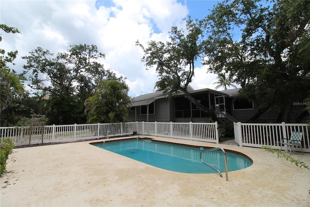 753 Tropical Cir, Sarasota, FL 34242 - view of swimming pool featuring a patio area