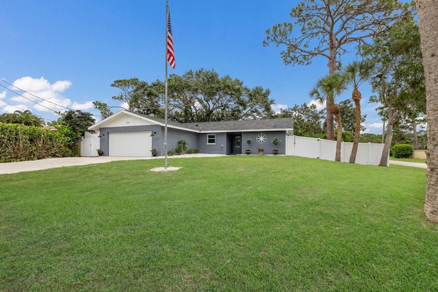 8985 Pohoy Ave, Sarasota, FL 34231 - view of front of house with concrete driveway and an attached garage