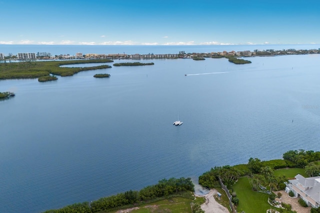 8985 Pohoy Ave, Sarasota, FL 34231 - aerial view of a large body of water