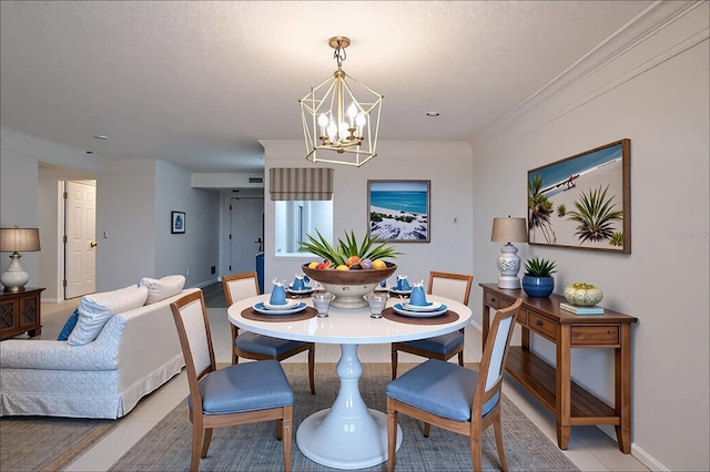 3680 Ironwood Cir Unit 603L, Bradenton, FL 34209 - dining area featuring a chandelier and crown molding