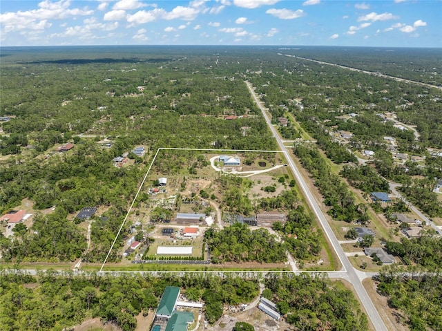 8146 Tropicaire Blvd, North Port, FL 34291 - view of property location with property boundaries highlighted and a heavily wooded area