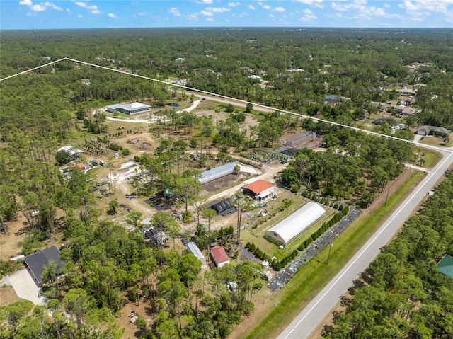 8146 Tropicaire Blvd, North Port, FL 34291 - aerial view of property's location with a forest