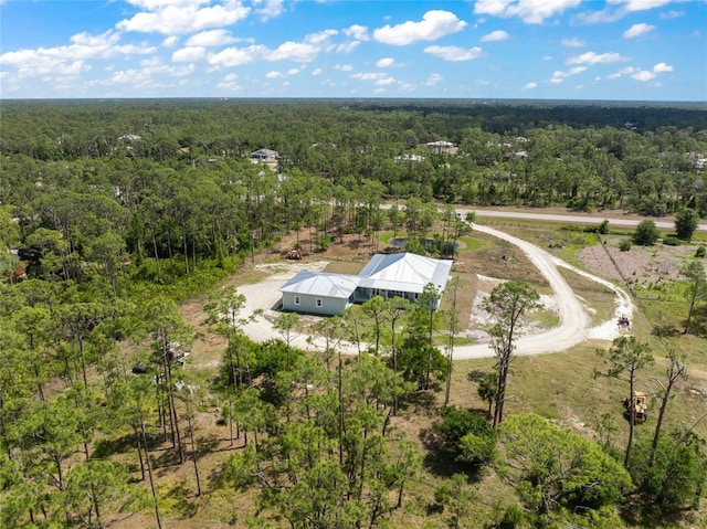 8146 Tropicaire Blvd, North Port, FL 34291 - bird's eye view of a heavily wooded area