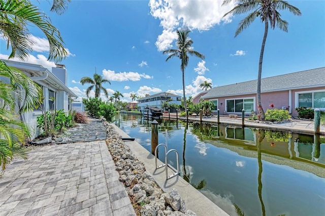 726 Jungle Queen Way, Longboat Key, FL 34228 - water view with a dock