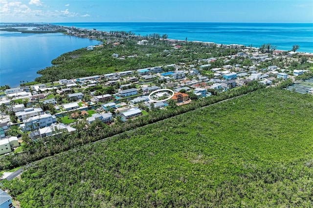 726 Jungle Queen Way, Longboat Key, FL 34228 - aerial perspective of suburban area featuring a large body of water