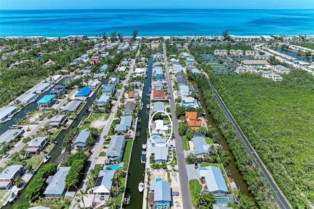 726 Jungle Queen Way, Longboat Key, FL 34228 - aerial view of property and surrounding area with a nearby body of water and nearby suburban area