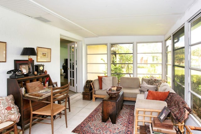 6504 Heritage Ln Unit 99, Bradenton, FL 34209 - sunroom / solarium with tile patterned flooring and an outdoor living space
