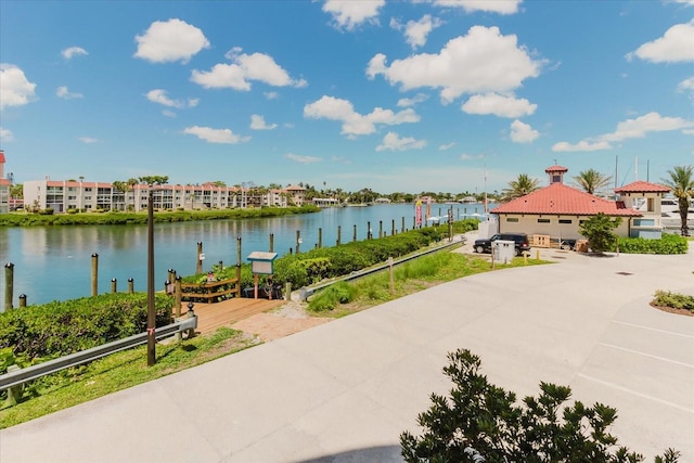 501 Tamiami Trl N Unit 201, Venice, FL 34285 - water view with a dock