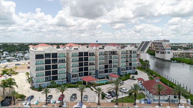 501 Tamiami Trl N Unit 201, Venice, FL 34285 - view of apartment building / complex with a water view