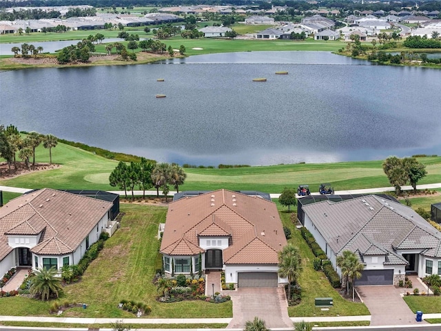 3968 Santa Caterina Blvd, Bradenton, FL 34211 - aerial perspective of suburban area with a large body of water