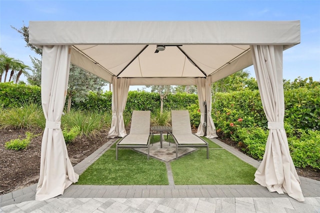 3968 Santa Caterina Blvd, Bradenton, FL 34211 - view of green lawn featuring a gazebo