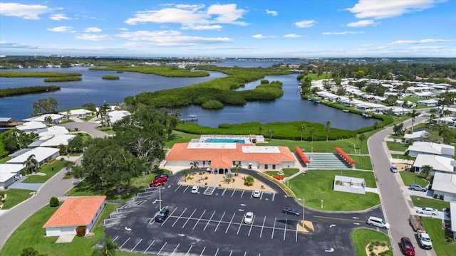 4309 Chinaberry Cir, Bradenton, FL 34208 - aerial view of property and surrounding area with a nearby body of water and nearby suburban area