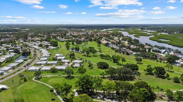 4309 Chinaberry Cir, Bradenton, FL 34208 - aerial view of residential area with a large body of water and a golf club