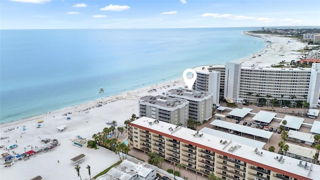 6310 Midnight Pass Rd Unit 405N, Sarasota, FL 34242 - drone / aerial view of expansive coastline and apartment complex