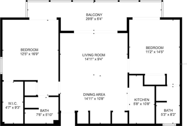 6310 Midnight Pass Rd Unit 405N, Sarasota, FL 34242 - view of home floor plan