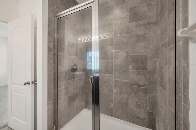 6454 Baytown Dr, Sarasota, FL 34240 - bathroom featuring a stall shower