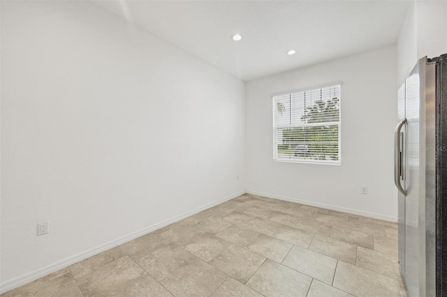 6454 Baytown Dr, Sarasota, FL 34240 - unfurnished room featuring recessed lighting and baseboards