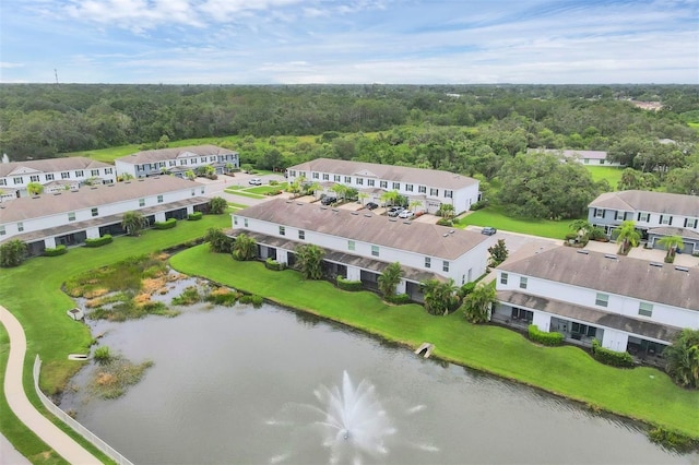 6454 Baytown Dr, Sarasota, FL 34240 - drone / aerial view of a nearby body of water and a forest