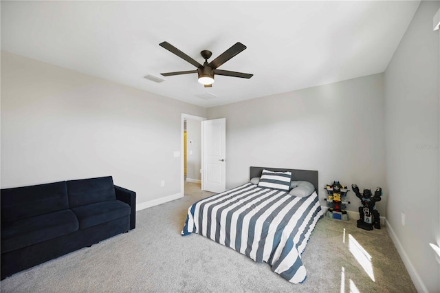 16418 Slate Pl, Lakewood Ranch, FL 34211 - bedroom featuring carpet flooring and a ceiling fan