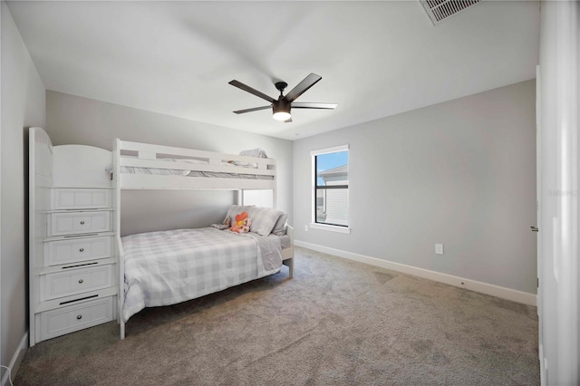 16418 Slate Pl, Lakewood Ranch, FL 34211 - bedroom with carpet and ceiling fan