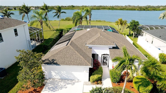 5078 47th St W, Bradenton, FL 34210 - view from above of property featuring a large body of water