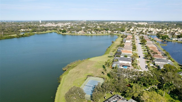 5078 47th St W, Bradenton, FL 34210 - aerial view of residential area featuring a large body of water