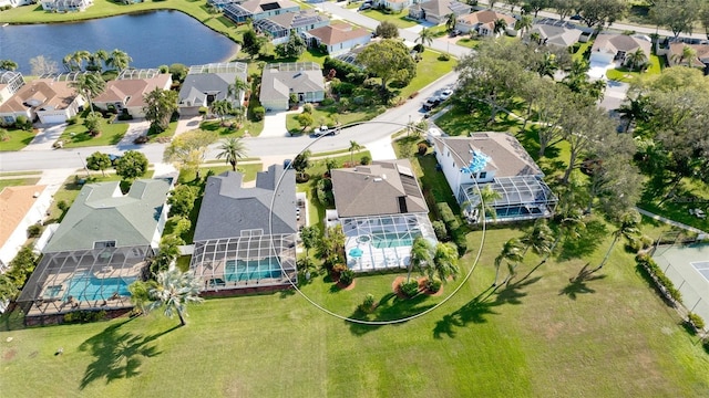 5078 47th St W, Bradenton, FL 34210 - aerial perspective of suburban area with a large body of water