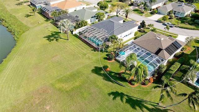 5078 47th St W, Bradenton, FL 34210 - aerial perspective of suburban area featuring a nearby body of water