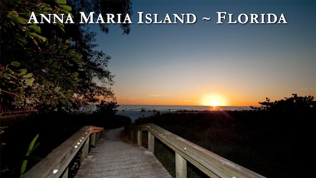 5078 47th St W, Bradenton, FL 34210 - dock with a water view