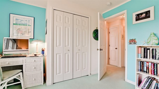 5078 47th St W, Bradenton, FL 34210 - carpeted home office featuring baseboards