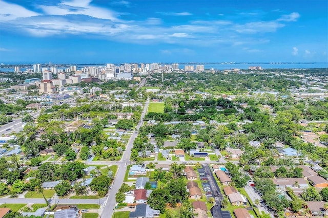 401 N Jefferson Ave, Sarasota, FL 34237 - aerial overview of property's location with nearby urban area