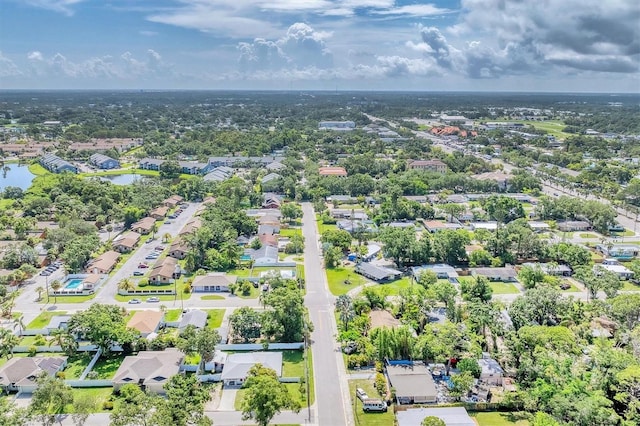401 N Jefferson Ave, Sarasota, FL 34237 - aerial overview of property's location with nearby suburban area and a nearby body of water