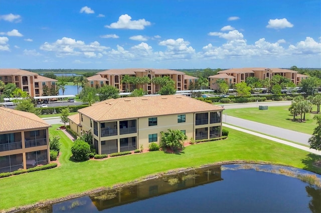 6512 Grand Estuary Trl Unit 101, Bradenton, FL 34212 - aerial view of property and surrounding area featuring a nearby body of water